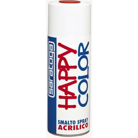 Vernice Spray Acrilici Happy Color Saratoga - Bianco Opaco 9010