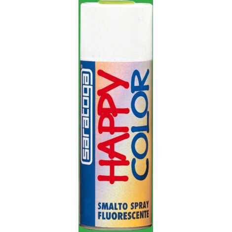Vernice Spray Fluorescente Acrilico Happy Color Saratoga - Verde