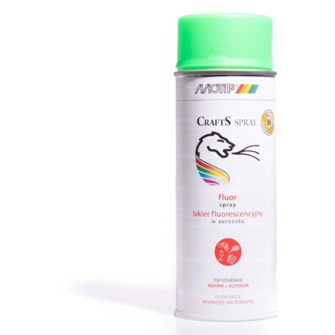 Vernice spray fluorescente verde 400 ml CRAFTS