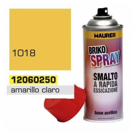 Vernice giallo chiaro spray zinco 400 ml.