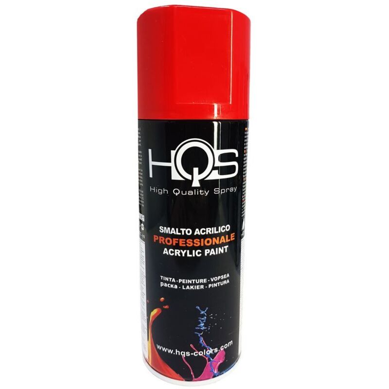 Vernice Spray HQS Smalto Acrilico - Colore: ROSSO TRAFFICO
