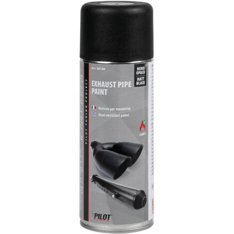 Vernice spray per marmitte - 400 ml - Nero opaco