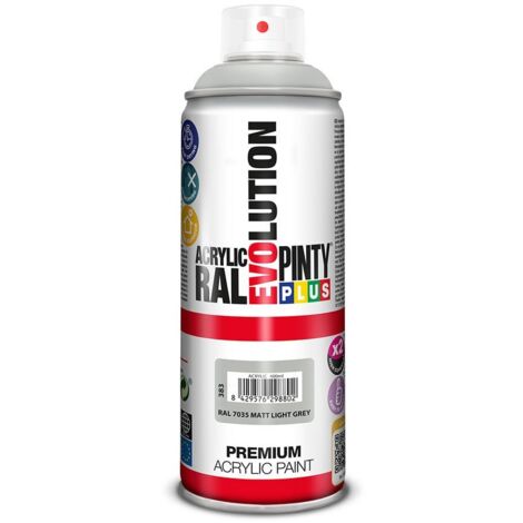 Vernice Spray PintyPlus Evolution 520cc RAL 7035 Grigio Chiaro Opaco
