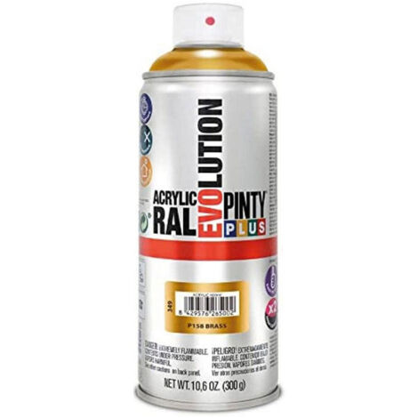Vernice spray PintyPlus Evolution - Ottone brillante 520cc P158