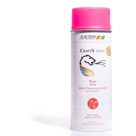 Vernice spray rosa fluorescente 400 ml ARTIGIANATO