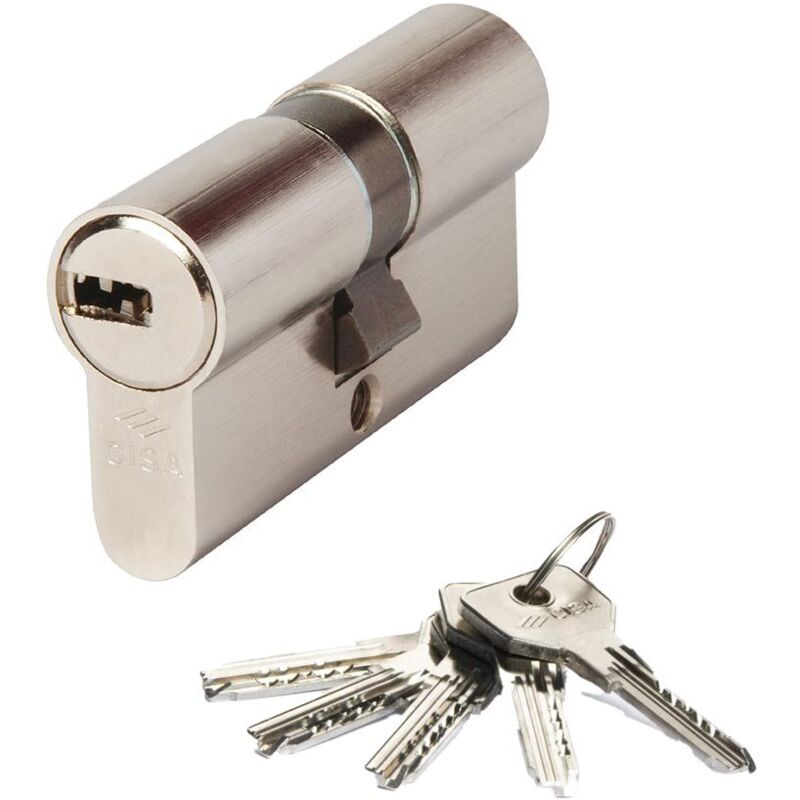 Asix Zylinder 30x30mm vernickelt 1.0E300.07.0.1200.C5 - Cisa