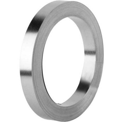 Vernickeltes Streifenband 0,15 x 8 mm, 10 m vernickelter Stahlstreifen, Nickelstreifen mit hoher Leitfähigkeit und Korrosionsbeständigkeit, für 18650-Akkus, Laschen und Elektrowerkzeuge
