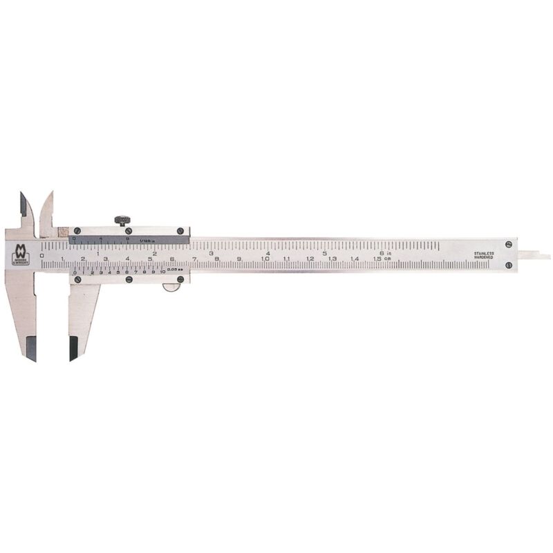 Moore & Wright Caliper 200 mm 0.02 mm Resolution Vernier, Metric