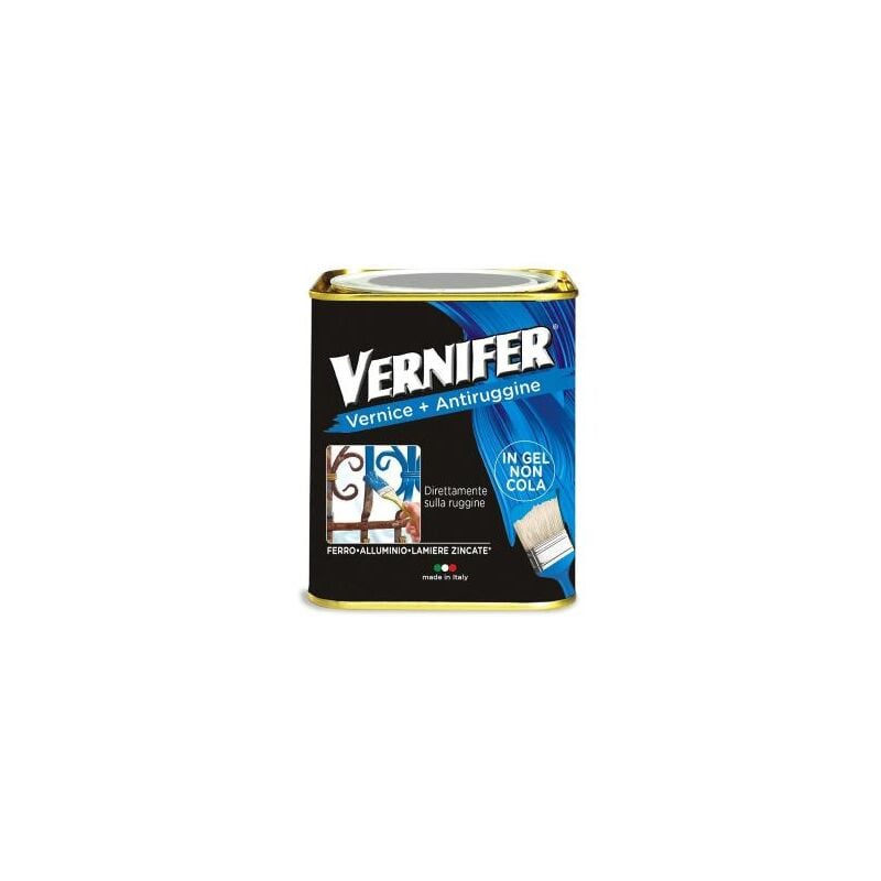 Vernis émail Gel 750 ml Antirouille Vernifer Différentes couleurs (Noir satiné - 4886) - Arexons