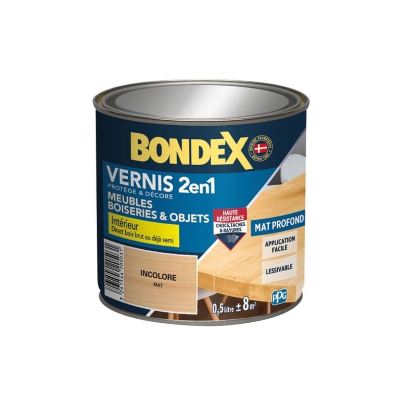 Bondex - Vernis incolore mat 500 ml