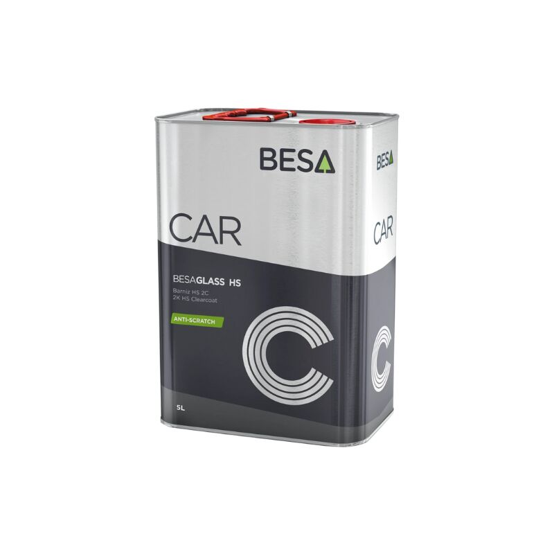 Vernis 2k effet brillant en pot - BESAGLASS HS 1000 ml
