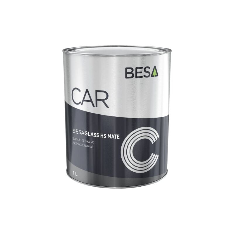 Besa - Vernis 2k Mat en pot glass hs 1000 ml