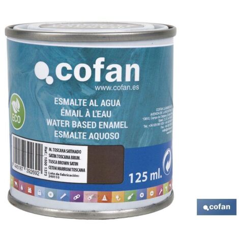 Vernis à ongles à base d'eau (125 ml) "brun Toscane satiné"
