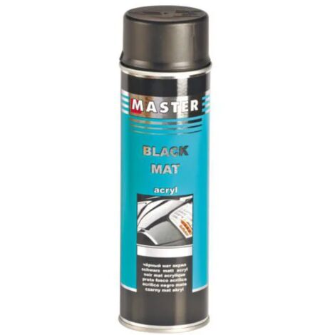 Vernis acrylique en spray Troton Master Black MAT