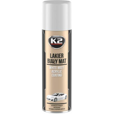 Vernis acrylique K2 blanc mat 500 ml