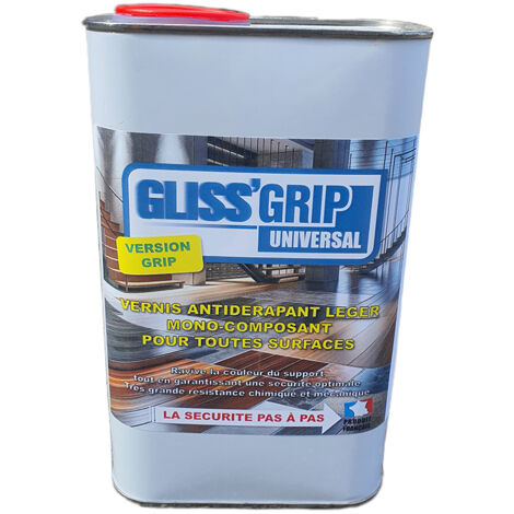 Vernis antidérapant léger mono-composant pour toutes les surfaces - Gliss Grip - K-GG-UNI-G-1KG