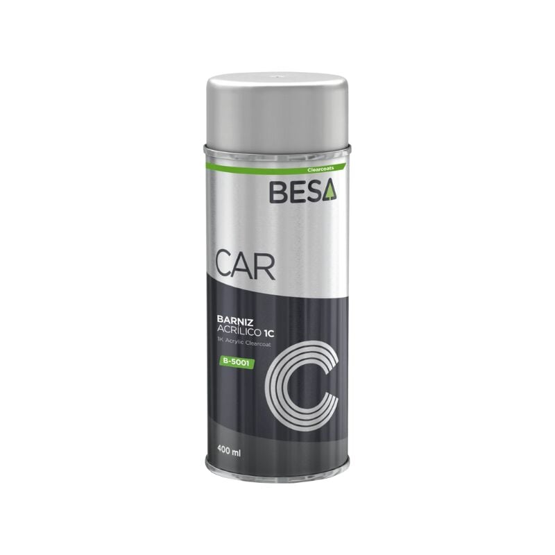 Besa - Vernis aérosol 1k ou 2k pour auto et multi-supports 2k