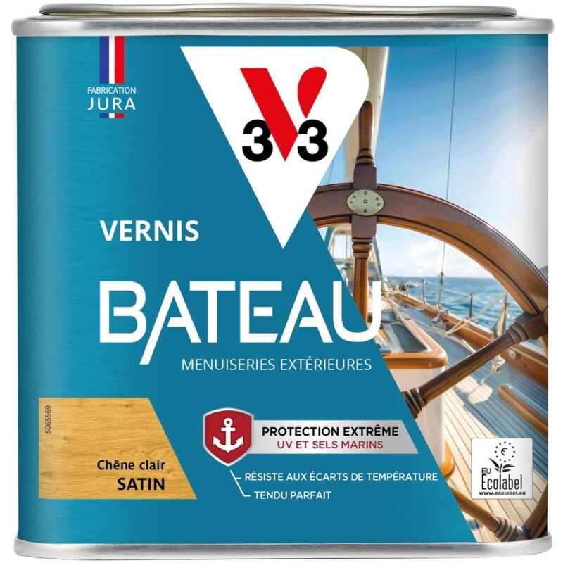 Vernis bateau V33 chêne clair Satin - 0,5L