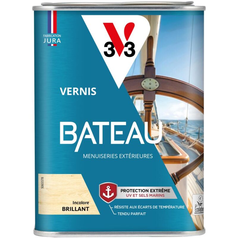 V33 - Vernis bateau incolore Brillant - 1L