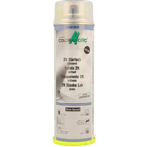 Vernis brillant 2K COLORMATIC 500ml en aerosol