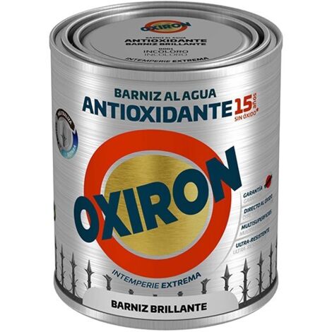 VERNIS BRILLANT ANTIROUILLE À BASE D'EAU - 750 ML