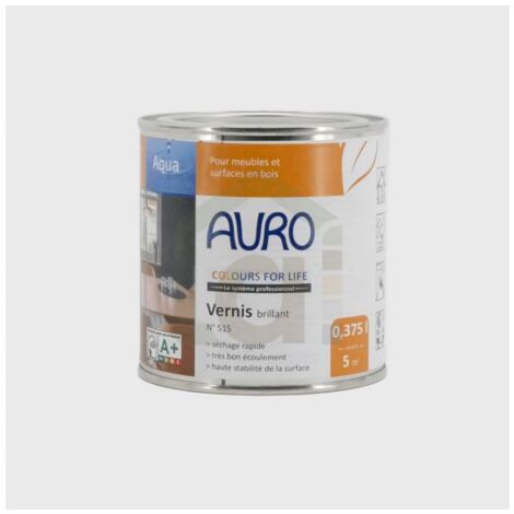 Vernis brillant incolore pour bois n°515 AURO,