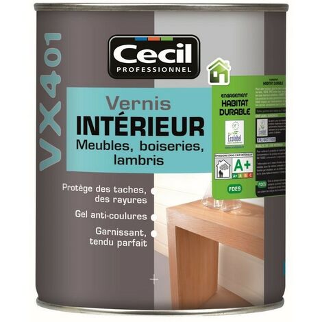 Vernis CECIL VX401 interieur Finition: Satiné