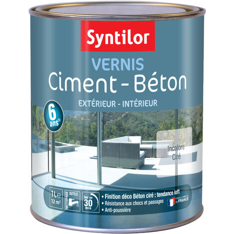 Vernis Ciment Beton Syntilor 1L Ciré - Incolore
