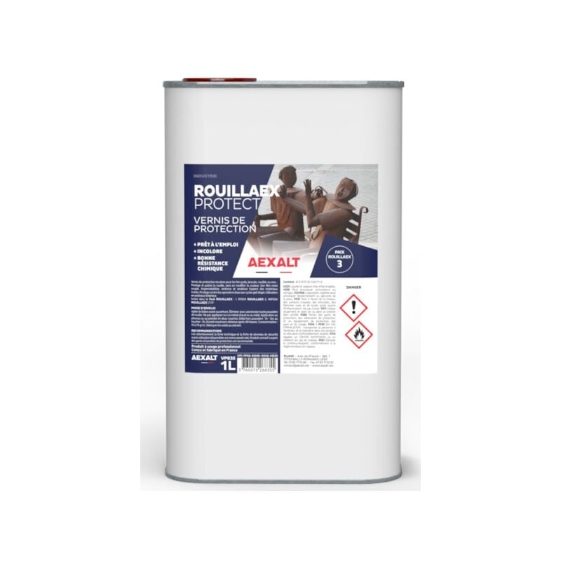 Aexalt - Vernis de protection acrylique rouillaex protect - 1L - Transparent