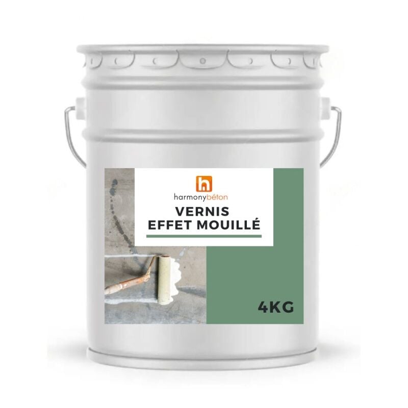 Harmony Beton - Vernis effet mouillé polyuréthane - 4 kg - Harmony Béton