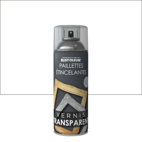 Vernis en bombe aérosol Sparkly brillant RUSTOLEUM, incolore, 0.4 l