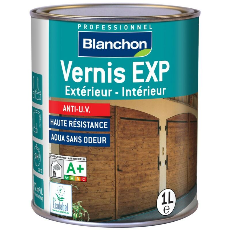 Blanchon - Vernis exp Conditionnement: 1 Litre - Finition: Mat Invisible bois brut