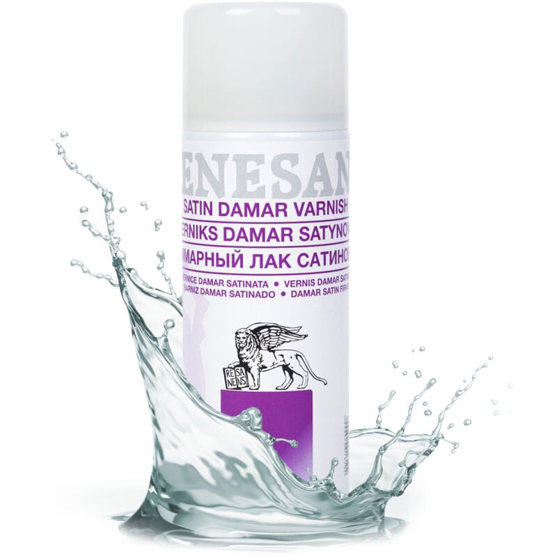 Vernis final Dammar RENAISSANCE des huiles acryliques SATIN SPRAY 400ml