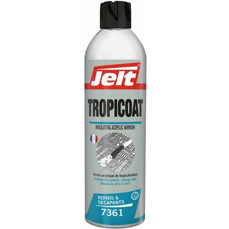 Vernis isolant et protecteur 7361 pour circuits imprimés – 400 ml – Résistance à l'humidité et aux UV – Applications marines et aérospatiales – Jelt - X741961