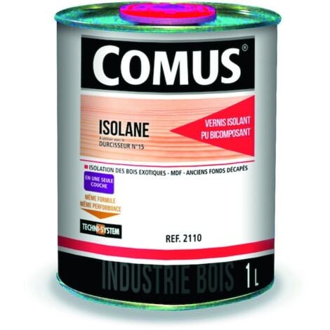 Vernis isolant ISOLANE 2110 - incolore - 1 L - COMUS