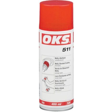 Vernis lubrifiant MoS2 OKS 511, Bombe aerosol 400 ml (Par 12)
