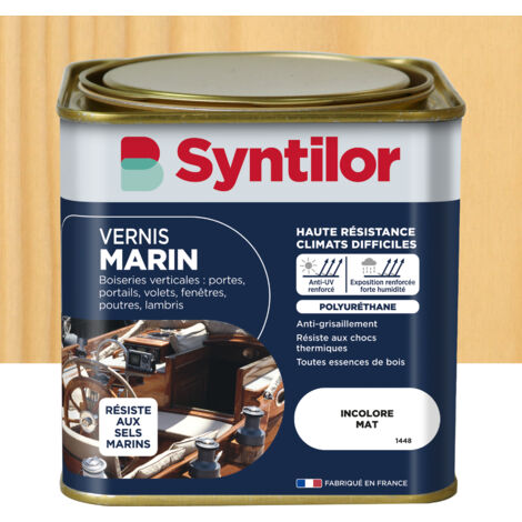 Vernis marin incolore Syntilor: brillant, mat ou satiné - plusieurs modèles disponibles