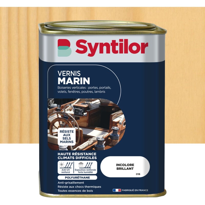 Syntilor - Vernis Marin 1L Brillant Incolore
