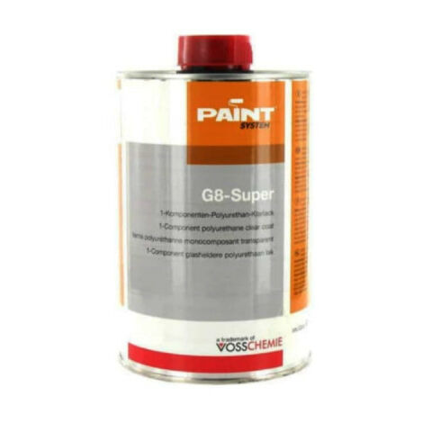 Vernis marin polyuréthane transparent 1L – Protection bois extérieur contre humidité et UV – Résistant aux chocs et intempéries – Vosschemie