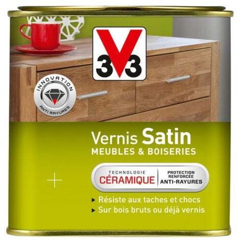 Vernis Meuble Et Objet V33, Chêne Clair Satiné, 0.75L