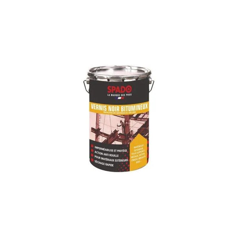 Vernis noir bitumineux 4l