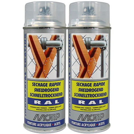 VERNIS RAL ACRYL TRANSPARENT AEROSOL 400ML MOTIP
