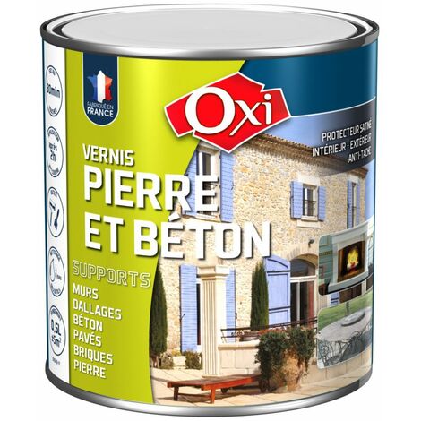 Vernis satiné pour pierres naturelles 0.5 Litre – Résistant aux taches d'huile et de graisse – Fini patiné durable