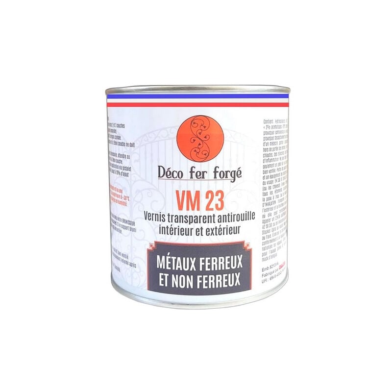 Deco Fer Forge - Vernis transparent antirouille Brillant Protection Métaux ferreux et non ferreux