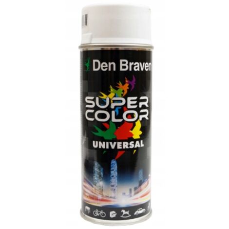 Vernis universel en spray 400 ml blanc mat 9010