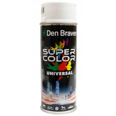 Vernis universel en spray 400 ml blanc mat 9010