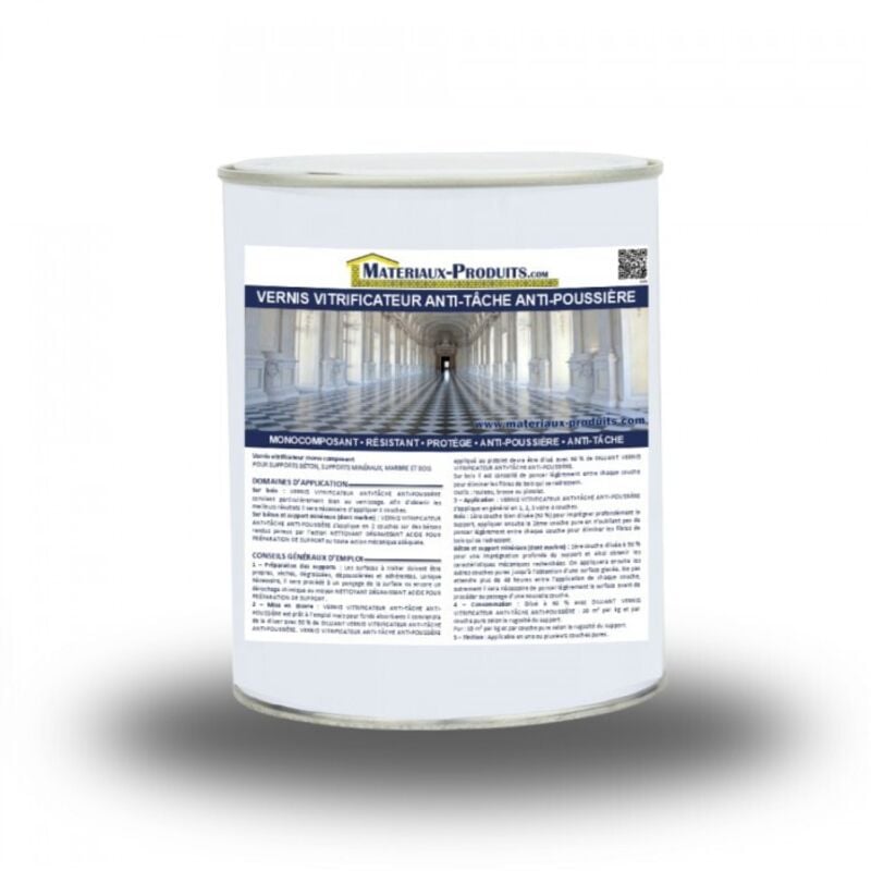 Matpro - Vernis vitrificateur anti-tâche anti-poussiere - 500 g Brillant