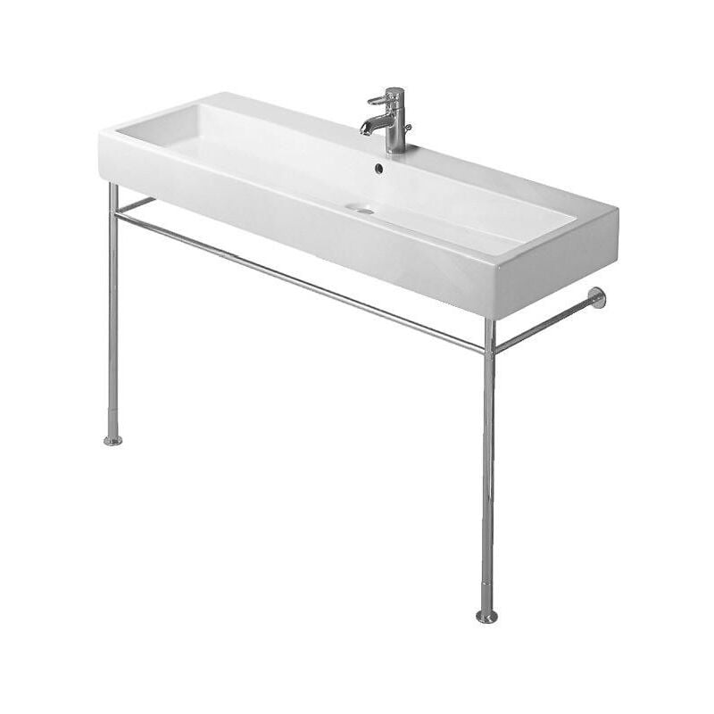 Duravit - Vero - Console métallique pour lavabo, chromé - console pour lavabo Vero 045412 0030741000