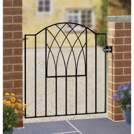 CANNOCK GATES Verona Single 942mm H X 850-920mm Gap Zinc Plated