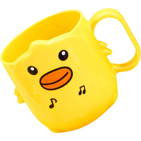 Verre à Brosses PP Duck Type 3 400ml avec Design Cartoon Cute pour Enfant